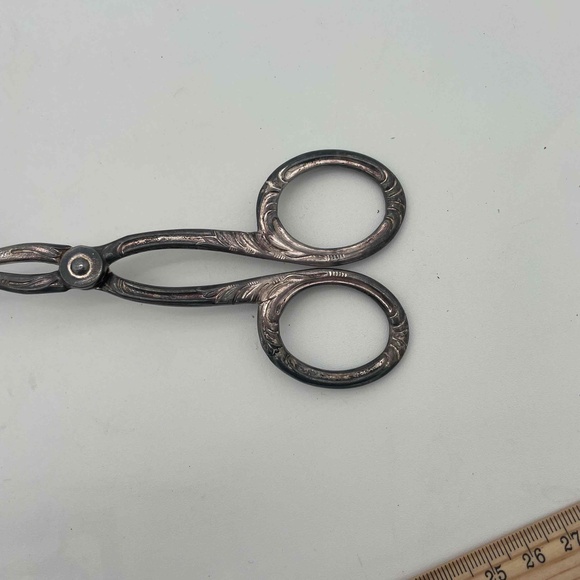 E.L. Silver Solingen Signed Made in Germany Pastry Sandwich scissor Tongs Server - Picture 6 of 7